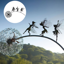 Load image into Gallery viewer, Fairy Steel Garden Sculptures
