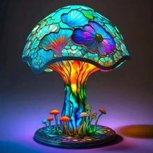 Load image into Gallery viewer, Stained Glass Plant Series Table Lamp
