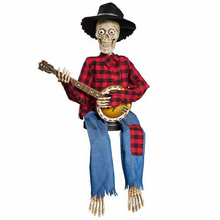 Load image into Gallery viewer, Funny Animated Dueling Banjo Skeletons
