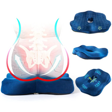 Load image into Gallery viewer, Versatile Memory Foam Seat Cushion for Lower Back Pain Relief
