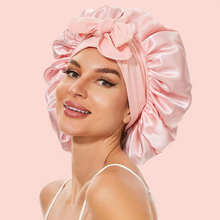 Load image into Gallery viewer, All-Night Silk Bonnet - Stays On All Night Guaranteed
