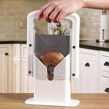 Load image into Gallery viewer, Stainless Steel Bagel Slicer For Small &amp; Large Bagels
