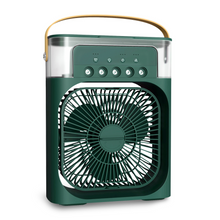Load image into Gallery viewer, Spray Small Fan Five Hole Humidification Small Refrigeration Air Conditioner Mini Fan Water Cooled Silent Air Cooler
