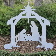 Load image into Gallery viewer, Holy Night Outdoor Christmas Nativity Set
