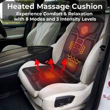 Load image into Gallery viewer, Heated Massage Cushion Pad for Chair &amp; Car
