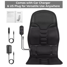 Load image into Gallery viewer, Heated Massage Cushion Pad for Chair &amp; Car
