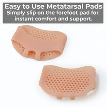 Load image into Gallery viewer, Breathable Gel Metatarsal Pads for Foot Comfort &amp; Pain Relief
