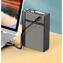 Load image into Gallery viewer, Metal Cigarette Case With Lighter

