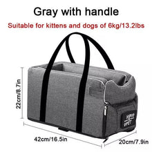 Load image into Gallery viewer, Pet car seat for small dog and cat
