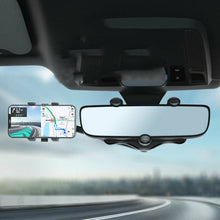 Load image into Gallery viewer, Universal Car Rearview Mirror Hands Free Phone Holder
