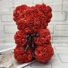 Load image into Gallery viewer, Eternal Love Rose Flower Valentine's Teddy Bear Gift 10"
