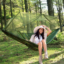 Load image into Gallery viewer, Portable Two Person Outdoor Traveler Camping Hammock Tent With Canopy
