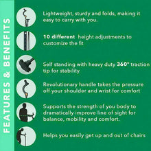 Load image into Gallery viewer, The Perfect Walking Stick for Seniors
