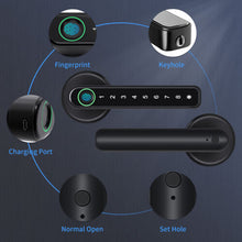 Load image into Gallery viewer, Fingerprint Smart Door Lock - Mobile App Remote Control Door Lock with Fingerprint
