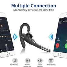 Load image into Gallery viewer, Trucker Dual Mic Wireless Bluetooth 5.1 Noise Cancelling Headset/Earpiece
