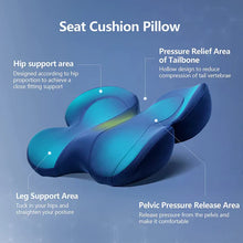 Load image into Gallery viewer, Seat Cushion for Tailbone Pain and Pressure Relief
