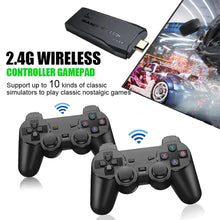 Load image into Gallery viewer, HDMI 4K TV Game Stick Console | 64GB with 20,000+ Retro Games &amp; 2 Wireless Gamepads
