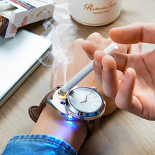 Load image into Gallery viewer, USB Rechargeable Cigarette Lighter Watch
