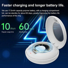 Load image into Gallery viewer, Titanium smart ring for men and women, designed to monitor blood pressure and track health metrics. Stylish and multifunctional.
