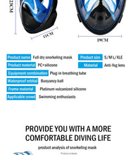 Load image into Gallery viewer, Full Face Anti Fog Underwater Scuba Diving Mask
