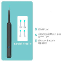 Load image into Gallery viewer, Wireless Earwax Remover Otoscope Tool - Ear Wax Removal Tool with Camera Ear Endoscope 1080P Kit for iPhone iPad Android
